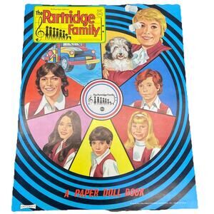 62) The Partridge Family Paper Dolls by Artcraft 1971 UNCUT {41}